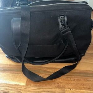 Gently used black Beis weekender duffle.